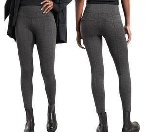 Athleta Heathered Dark Gray Ponte Leggings